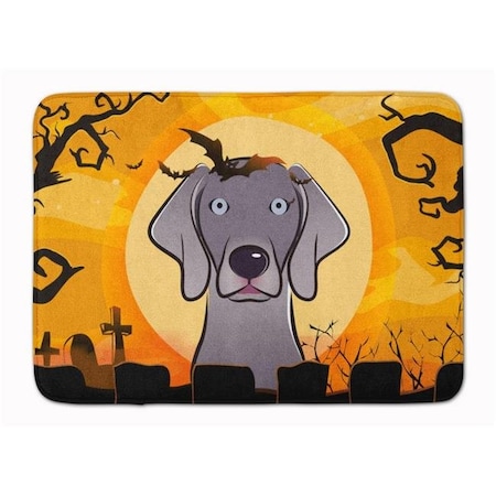 Carolines Treasures Carolines Treasures BB1789RUG Halloween Weimaraner Machine Washable Memory Foam Mat BB1789RUG